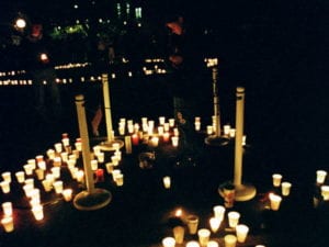 KSU May 4 memorial candlelight vigil